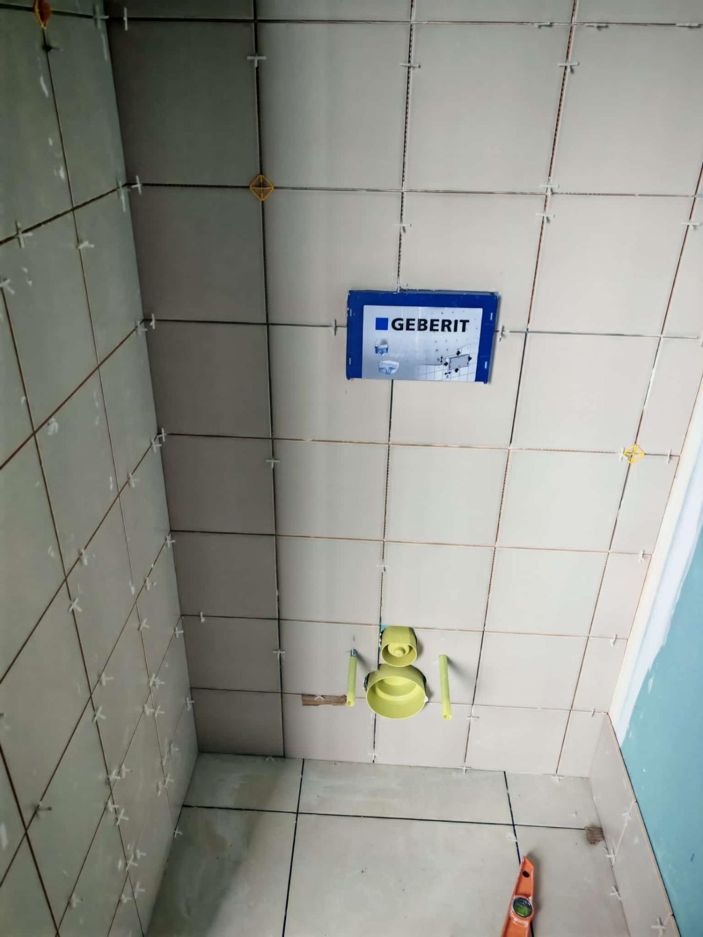 Pose faïence salle de bain